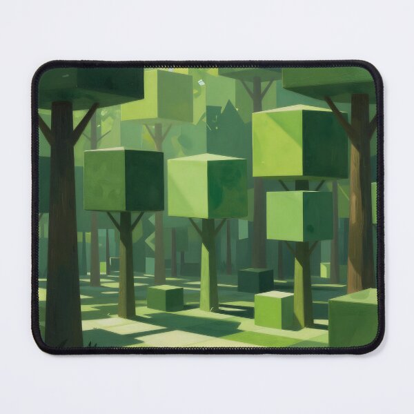 Item preview, Squared Wilderness: The Geometric Forest designed and sold by PawPrintedArt.