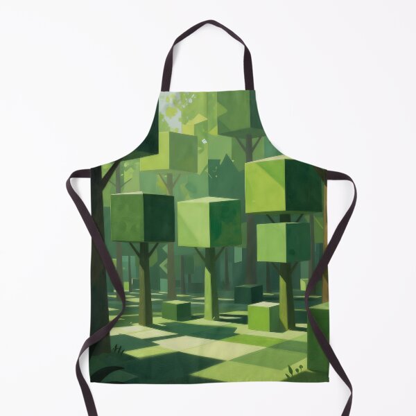 Item preview, Squared Wilderness: The Geometric Forest designed and sold by PawPrintedArt.