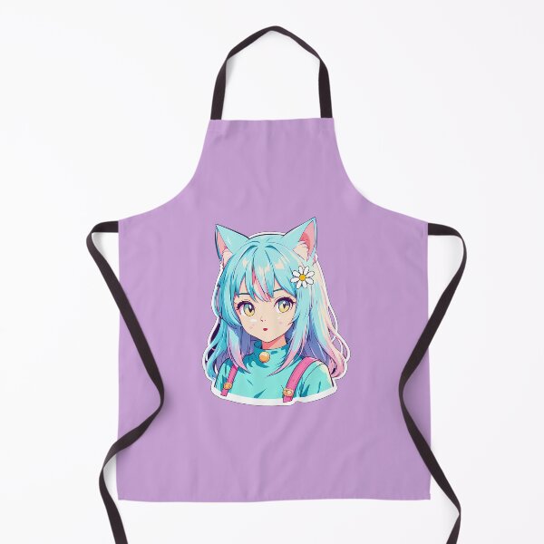 Item preview, Daisy – Flower Lover | Kawaii Cat Girl Anime Art designed and sold by bella-rosa87.