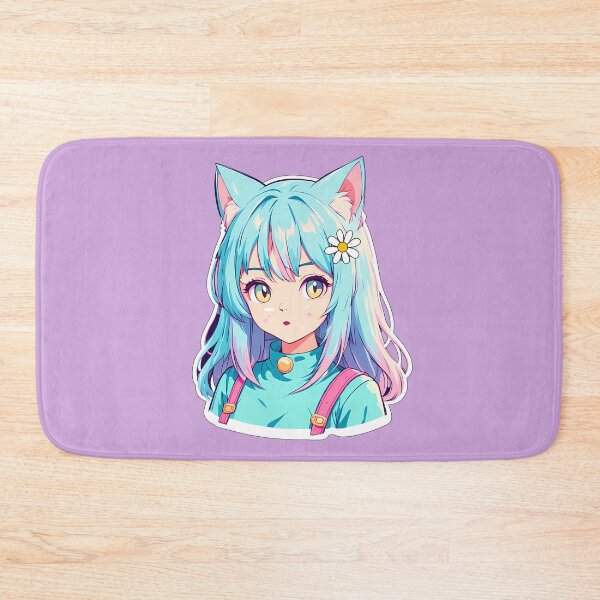 Item preview, Daisy – Flower Lover | Kawaii Cat Girl Anime Art designed and sold by bella-rosa87.