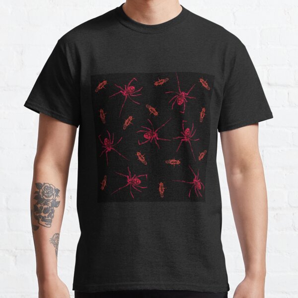 Neon spider and fly 2 Classic T-Shirt