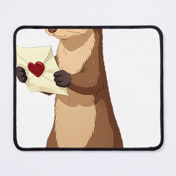 Item preview, Weasel Love Letter designed and sold by IllumeInk.