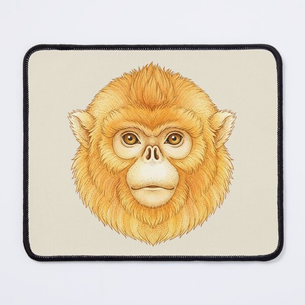 Item preview, Watercolor Golden Snub Nose Monkey designed and sold by Aureluxe.