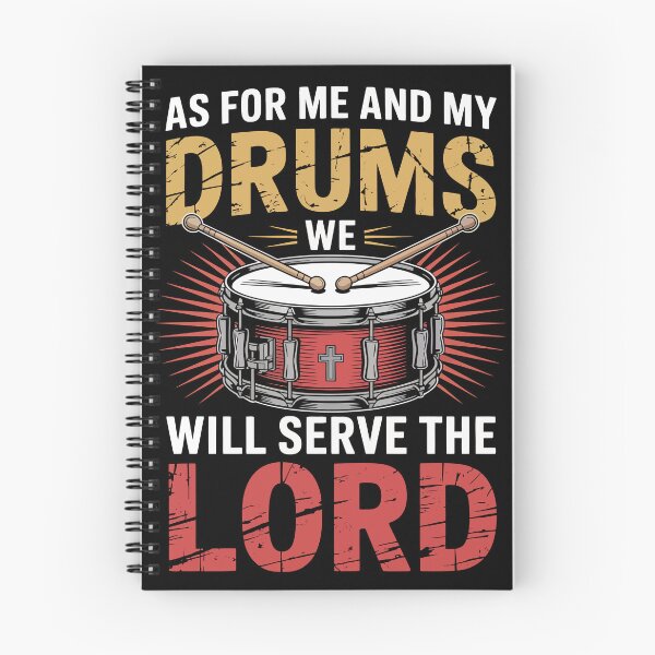 Item preview, AS FOR ME AND MY DRUMS WE WILL SERVE THE LORD designed and sold by jkrphoto.