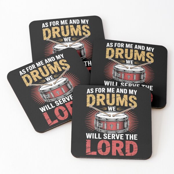 Item preview, AS FOR ME AND MY DRUMS WE WILL SERVE THE LORD designed and sold by jkrphoto.