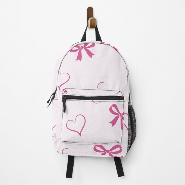 Item preview, Cute pink bows and hearts seamless pattern background designed and sold by ingapv.