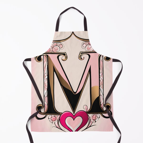 Item preview, Elegant Pink Letter M with Romantic Appeal. designed and sold by MissYouONLY.