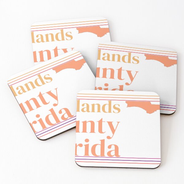 Item preview, Highlands County Florida Highlighted on State Map designed and sold by TheIconSmith.