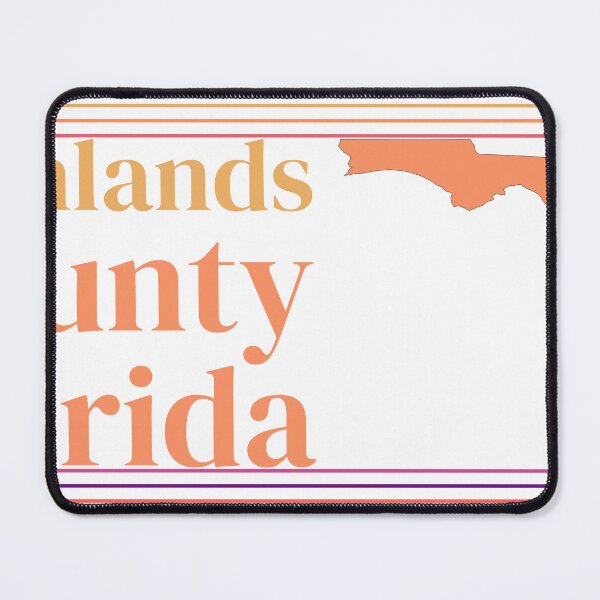 Item preview, Highlands County Florida Highlighted on State Map designed and sold by TheIconSmith.