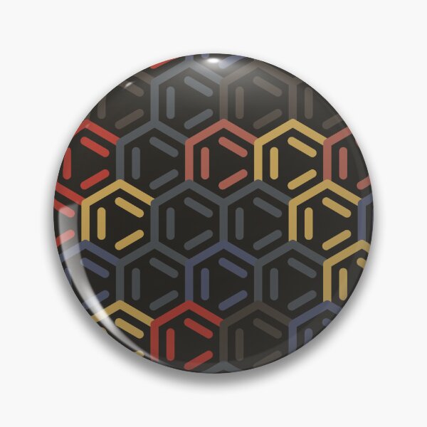 Item preview, Benzene Ring Abstract Geometric Pattern Heavy designed and sold by TexSta.