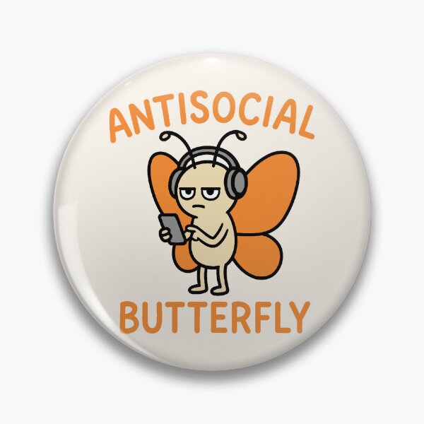Item preview, Antisocial Butterfly - Withdrawn Butterfly designed and sold by Regal Rev.