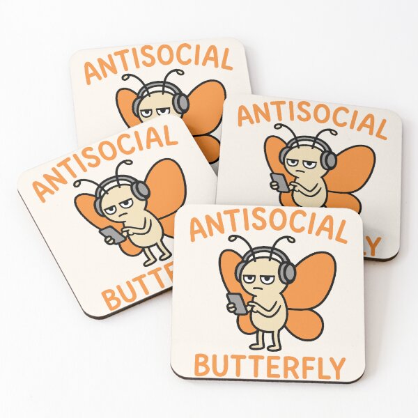 Item preview, Antisocial Butterfly - Withdrawn Butterfly designed and sold by Regal Rev.