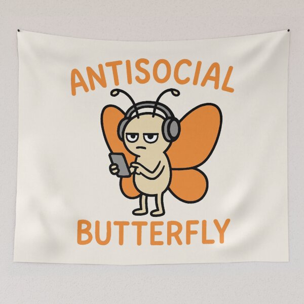 Item preview, Antisocial Butterfly - Withdrawn Butterfly designed and sold by Regal Rev.