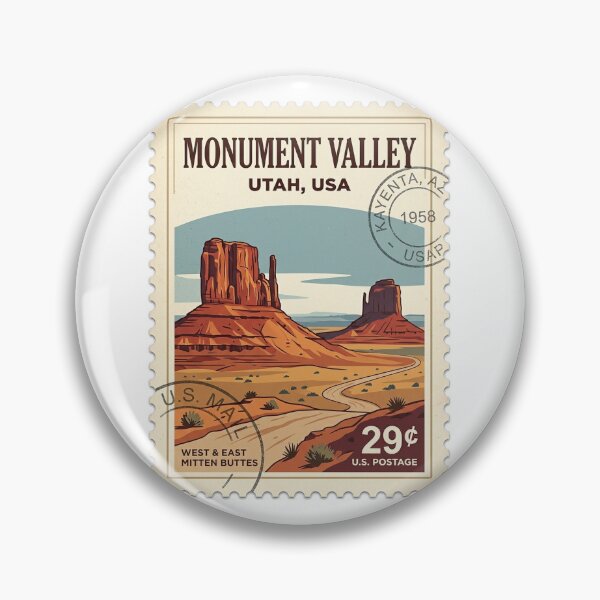 Item preview, Vintage Monument Valley Utah Travel Stamp designed and sold by k3rstman1.