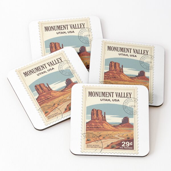 Item preview, Vintage Monument Valley Utah Travel Stamp designed and sold by k3rstman1.