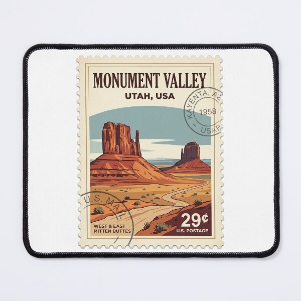 Item preview, Vintage Monument Valley Utah Travel Stamp designed and sold by k3rstman1.