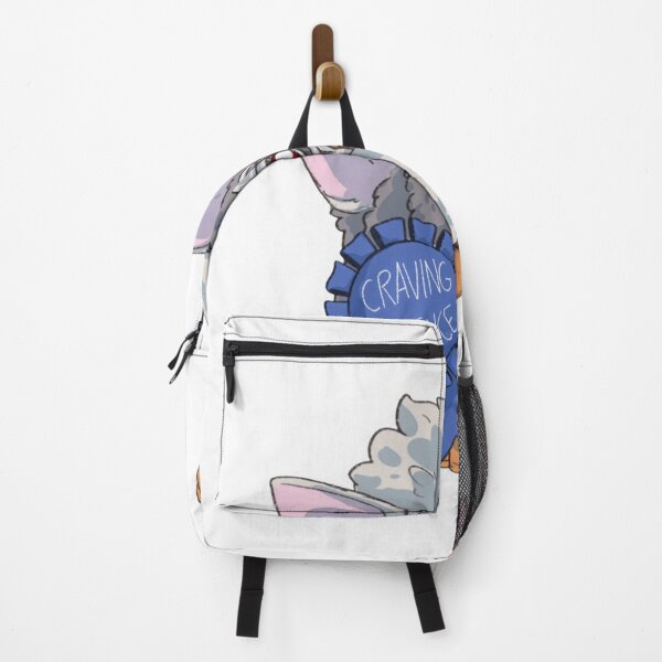 Item preview, Cute fluffy monster wearing blue ribbon with playful expression. designed and sold by Davao-68Apple.
