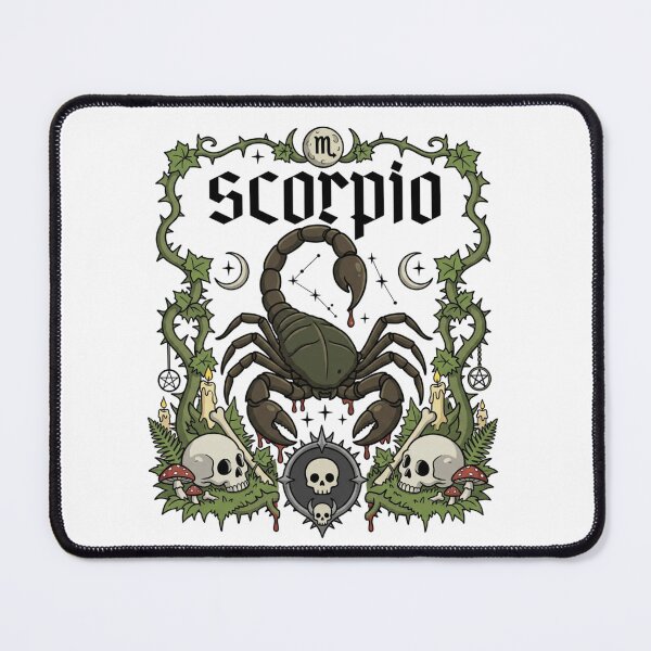 Item preview, Gothic Scorpio Botanical Design designed and sold by TAGITG111.