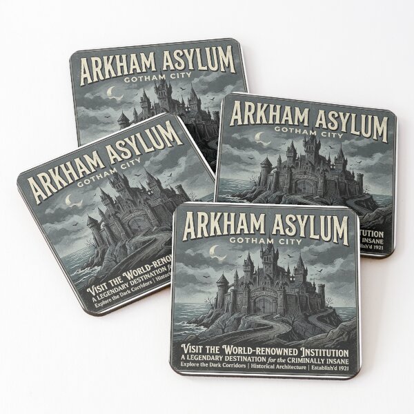 Item preview, Visit Arkham Asylum designed and sold by Bad-Decisions-Designs.
