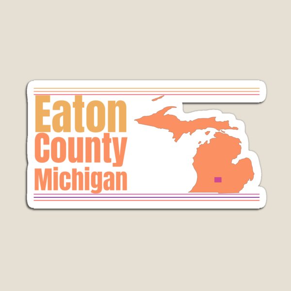 Item preview, Eaton County Michigan Highlighted on State Map designed and sold by TheIconSmith.
