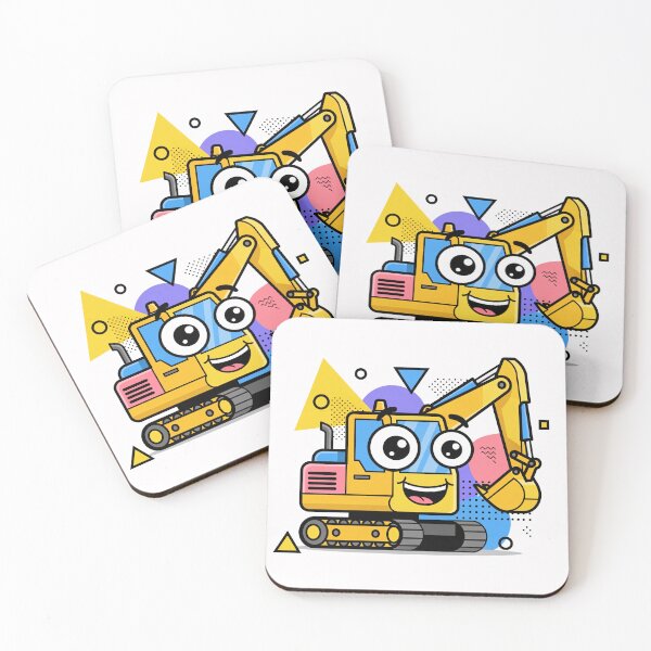 Item preview, Colorful Excavator designed and sold by ardenthaus.