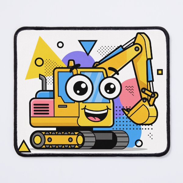 Item preview, Colorful Excavator designed and sold by ardenthaus.