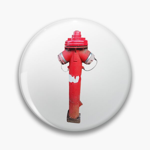 Item preview, Red Fire Hydrant – Photorealistic Street Fire Plug Cutout designed and sold by EmeraldeaArt.