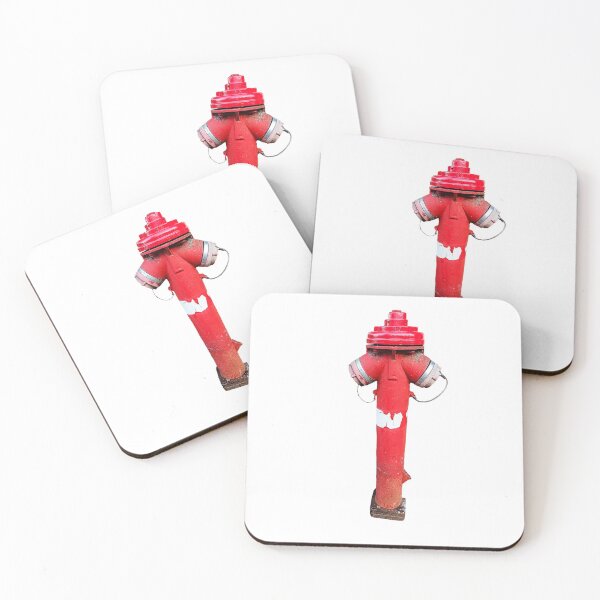 Item preview, Red Fire Hydrant – Photorealistic Street Fire Plug Cutout designed and sold by EmeraldeaArt.