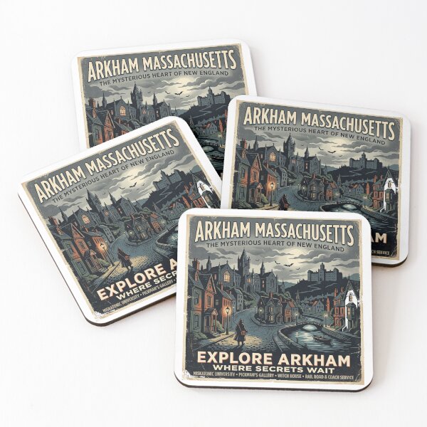 Item preview, Visit Arkham Massachusetts designed and sold by Bad-Decisions-Designs.
