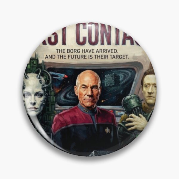 Item preview, Star Trek First Contact Sci-Fi Fine Art Tribute designed and sold by Art's Diner.
