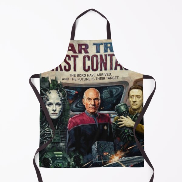 Item preview, Star Trek First Contact Sci-Fi Fine Art Tribute designed and sold by Art's Diner.