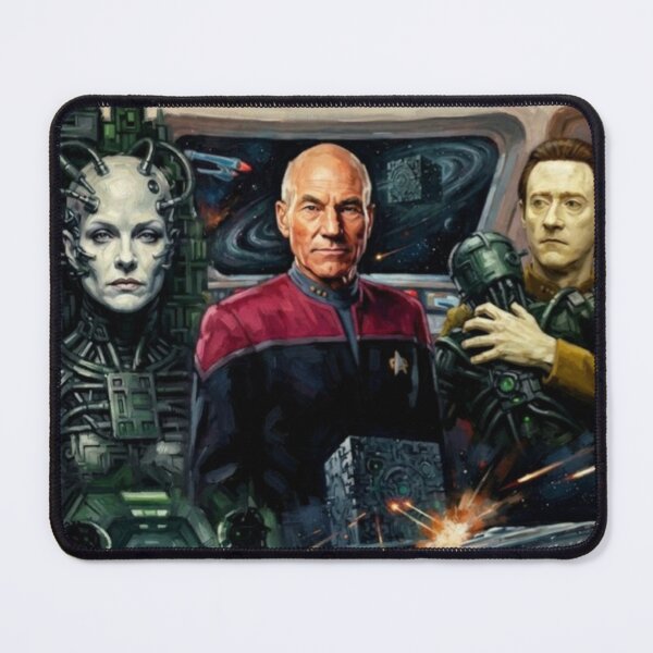 Item preview, Star Trek First Contact Sci-Fi Fine Art Tribute designed and sold by Art's Diner.
