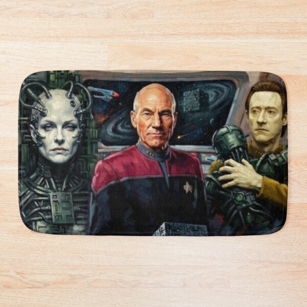 Item preview, Star Trek First Contact Sci-Fi Fine Art Tribute designed and sold by Art's Diner.