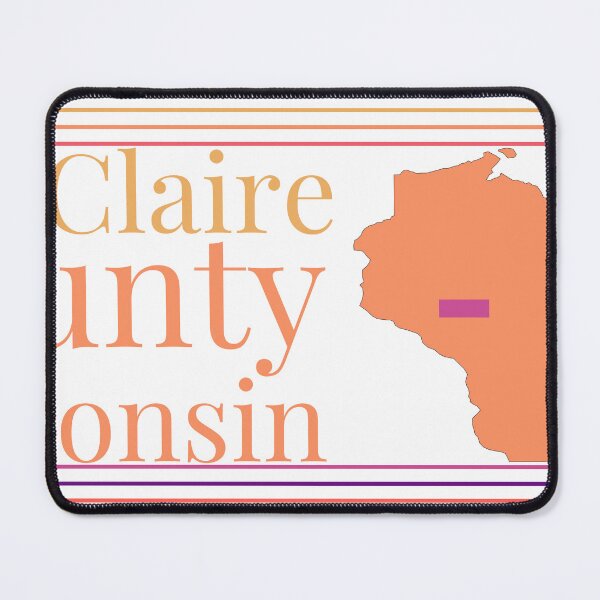 Item preview, Eau Claire County Wisconsin Highlighted on State Map designed and sold by TheIconSmith.