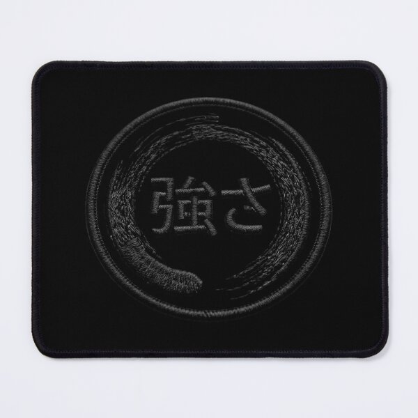 Item preview, Japanese Kanji Strength Embroidered Patch - Enso Circle Brushstroke Sticker & Design designed and sold by Studio_21.