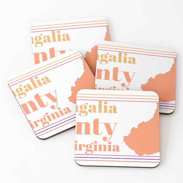 Item preview, Monongalia County West Virginia Highlighted on State Map designed and sold by TheIconSmith.