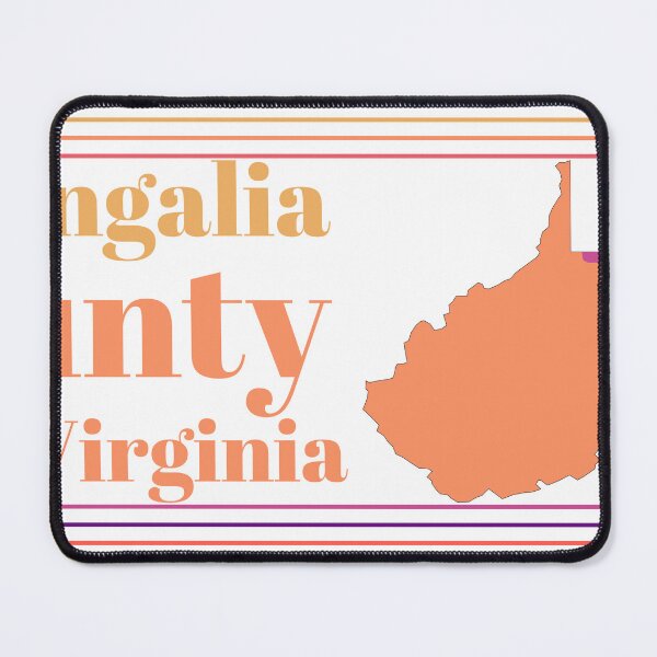 Item preview, Monongalia County West Virginia Highlighted on State Map designed and sold by TheIconSmith.