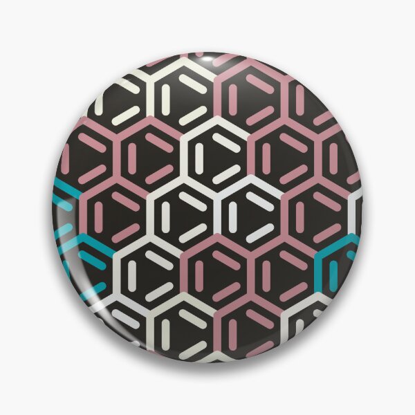 Item preview, Benzene Ring Abstract Geometric Pattern Cyber Vapor designed and sold by TexSta.