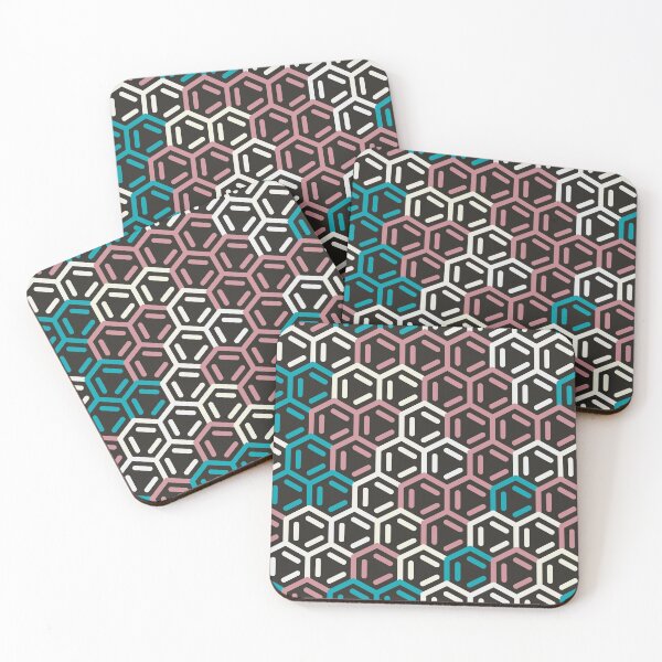 Item preview, Benzene Ring Abstract Geometric Pattern Cyber Vapor designed and sold by TexSta.