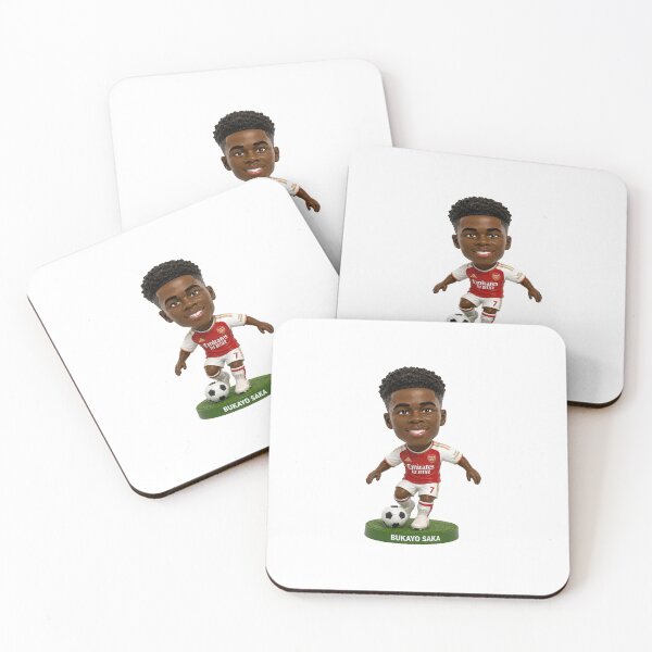 Item preview, Bukayo Saka Mini Figure Fan Art designed and sold by FanFueledStickers.