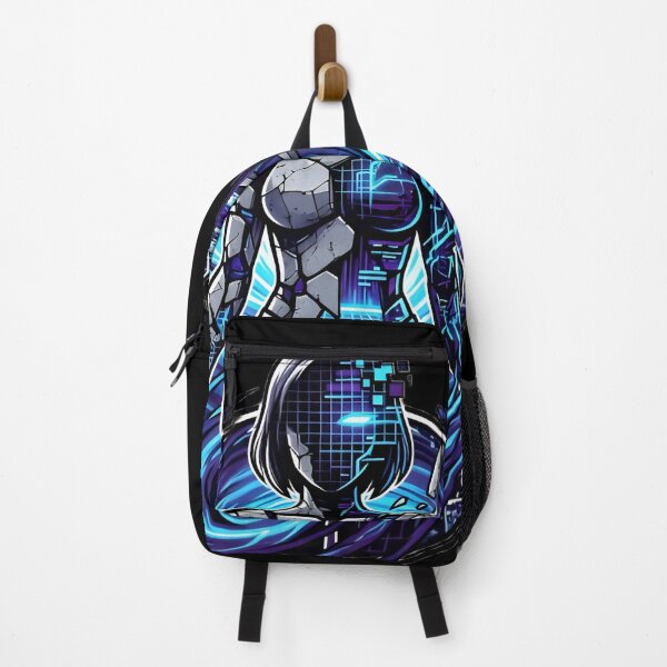 Item preview, Digital Awakening – Neon Cyberpunk AI Android Glitch Artwork designed and sold by UniqYou.