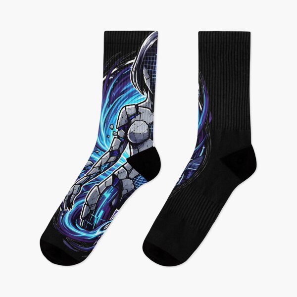 Item preview, Digital Awakening – Neon Cyberpunk AI Android Glitch Artwork designed and sold by UniqYou.