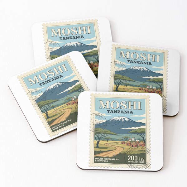 Item preview, Vintage Mount Kilimanjaro Tanzania Travel Stamp designed and sold by k3rstman1.