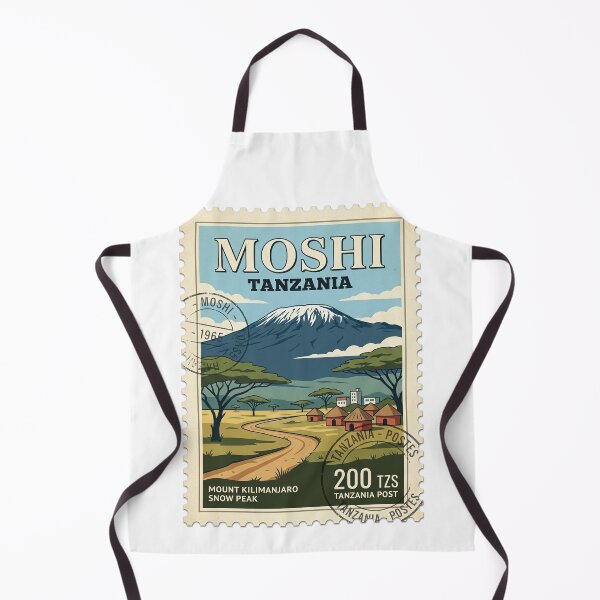 Item preview, Vintage Mount Kilimanjaro Tanzania Travel Stamp designed and sold by k3rstman1.