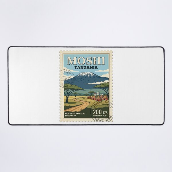 Item preview, Vintage Mount Kilimanjaro Tanzania Travel Stamp designed and sold by k3rstman1.