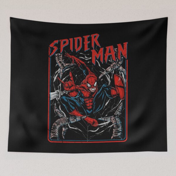 Item preview, Retro Web Hero vs Mechanical Tentacles - Spider Man Brand New Day designed and sold by RawoMimi.