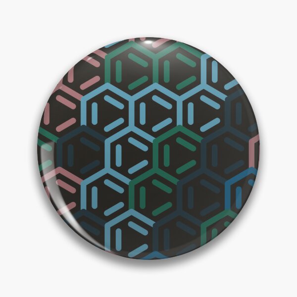 Item preview, Benzene Ring Abstract Geometric Pattern Rain designed and sold by TexSta.