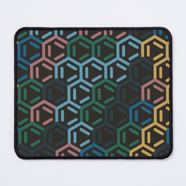Item preview, Benzene Ring Abstract Geometric Pattern Rain designed and sold by TexSta.