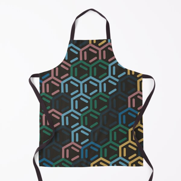 Item preview, Benzene Ring Abstract Geometric Pattern Rain designed and sold by TexSta.