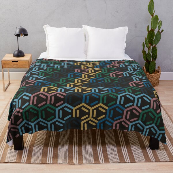 Item preview, Benzene Ring Abstract Geometric Pattern Rain designed and sold by TexSta.